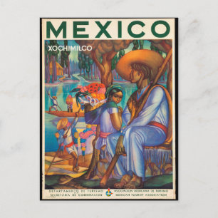 Mexico, oud poster, briefkaart