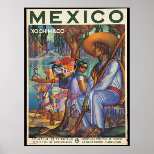 Mexico, oud poster, poster (Voorkant)