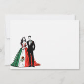 Mexico paar bruiloft uitnodiging (Achterkant)