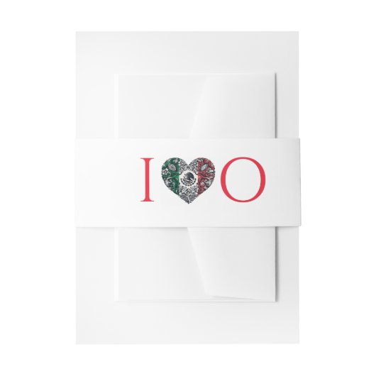 Mexico Paar Bruiloft Uitnodigingen Wikkel (Voorkant Voorbeeld)