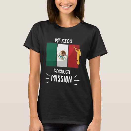 Mexico Pachuca Mormon LDS Missionaris T-shirt (Voorkant)