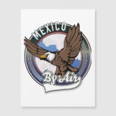Mexico per vliegtuigreis patch. (Voorkant)