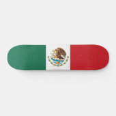 Mexico Plain Flag Skateboard (Horizontaal)