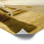 Mexico, Playa Del Carmen, hammock op strand Poster (Hoek)