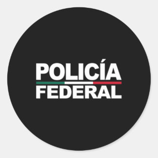 Mexico Policia Federale Mexicaanse Politiewet Ronde Sticker