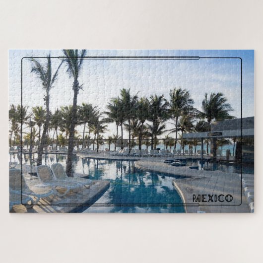 Mexico Pool Resort Legpuzzel (Horizontaal)