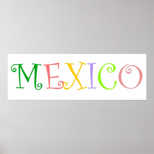Mexico Poster (Voorkant)