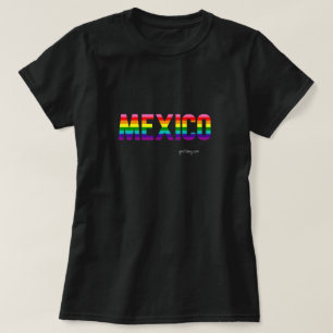 Mexico Pride Hoodie Regenboogvlag W. T-shirt