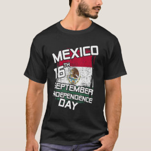 Mexico Pride Independence Day 2022 Mexicaanse vlag T-shirt
