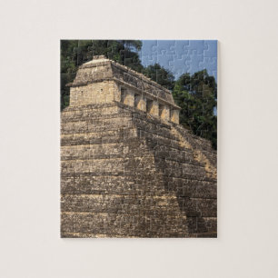Mexico, provincie Chiapas, Palenque. Tempel van 2 Legpuzzel