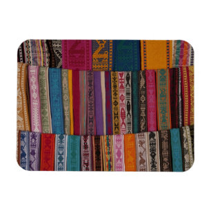 Mexico, provincie Oaxaca, Oaxaca, geweven gordels  Magneet