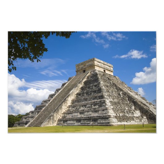Mexico, Quintana Roo, bij Cancun, Chichen 4 Foto Afdruk (Voorkant)