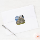 Mexico, Quintana Roo, bij Cancun, Chichen 6 Vierkante Sticker (Envelop)