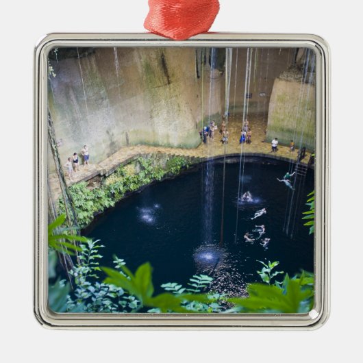 Mexico, Quintana Roo, bij Chichen Itza, Metalen Ornament (Voorkant)