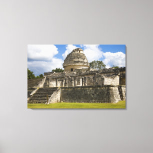 Mexico, Quintana Roo, nabij Cancun, Canvas Afdruk