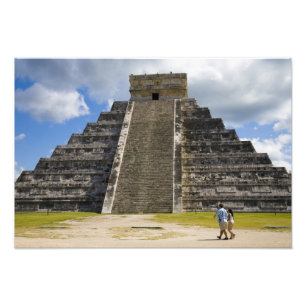 Mexico, Quintana Roo, nabij Cancun, Chichen 2 Foto Afdruk