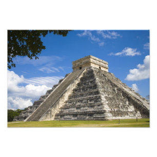 Mexico, Quintana Roo, nabij Cancun, Chichen 4 Foto Afdruk