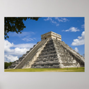 Mexico, Quintana Roo, nabij Cancun, Chichen 5 Poster