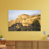 Mexico, Quintana Roo, schiereiland Yucatan, Canvas Afdruk (Insitu (Woonkamer))