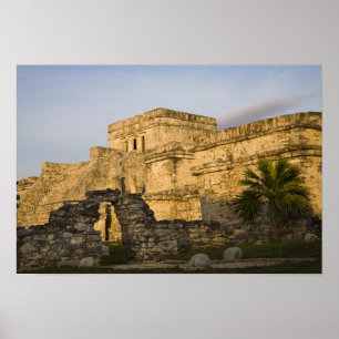 Mexico, Quintana Roo, Yucatan schiereiland, Poster
