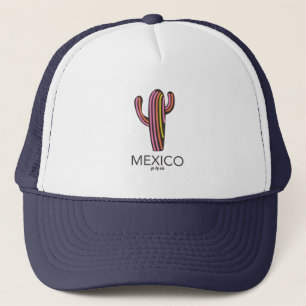 Mexico "reizen per vliegtuig" T-Shirt Trucker Pet