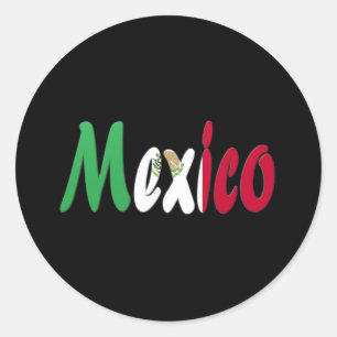 Mexico Ronde Sticker
