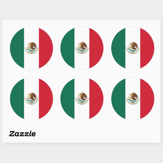Mexico Ronde Sticker (Vel)