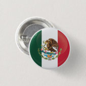 Mexico Round Icon-vlag Ronde Button 3,2 Cm (Voorkant /achterkant)