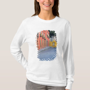 Mexico, San Miguel de Allende, Huizen langs T-shirt