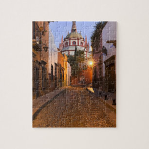 Mexico, San Miguel de Allende. Vroeg in de ochtend Legpuzzel
