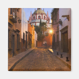 Mexico, San Miguel de Allende. Vroeg in de ochtend Magneet