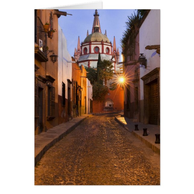 Mexico, San Miguel de Allende. Vroege ochtend (Voorkant)