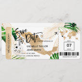 Mexico Sauvegarder la Carte d'Embarquement Carte d (Devant / Derrière)