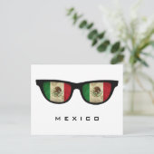 Mexico Shades texte personnalisé et carte postale  (Debout devant)