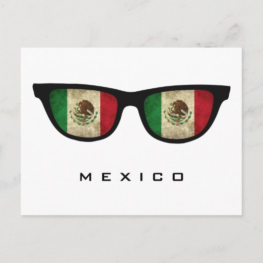 Mexico Shades texte personnalisé et carte postale  (Devant)