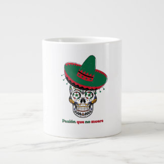 Mexico Soccer Skull 2026 - Pasión Que No Muere Foo Extra Grote Beker