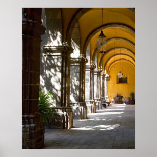 Mexico, staat Guanajuato, San Miguel de Allende. Poster