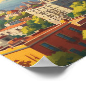 Mexico-Stad Beroemde Reisplaats Poster (Hoek)