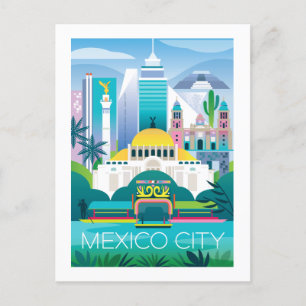 Mexico-Stad Briefkaart