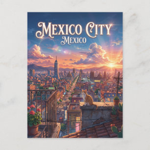 Mexico-Stad Briefkaart