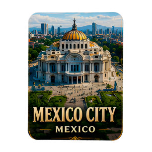 Mexico-Stad Mexico Reis Stad Souvenir Aandenken Magneet