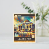 Mexico-Stad, Mexico |  schilderij Briefkaart (Staand voorkant)