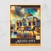 Mexico-Stad, Mexico |  schilderij Briefkaart (Voorkant)