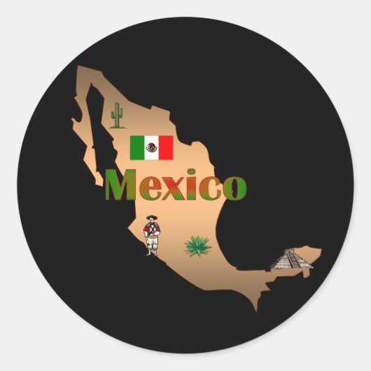 Mexico Sticker (Voorkant)