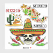 MEXICO STICKERS (Vel)