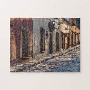 Mexico Straat met kasseien Legpuzzel