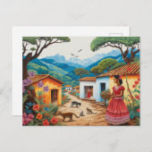 Mexico Streets Briefkaart (Voorkant / Achterkant)