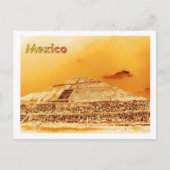 Mexico Sun Pyramid Briefkaart (Voorkant)