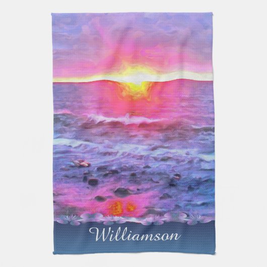 Mexico Sunset 0909 Theedoek (Verticaal)