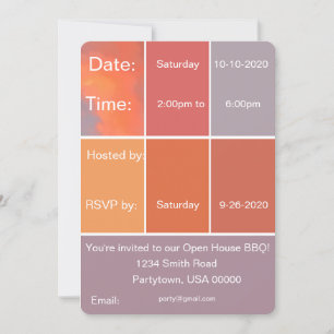 Mexico Sunset Colors Kaart